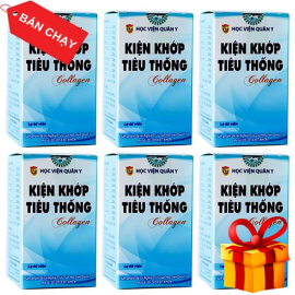 Gói 6 hộp kiện khớp tiêu thống collagen + Tặng 1h Bogatra