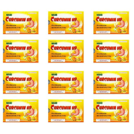 Gói 12 hộp Nano Curcumin HP + Tặng 2 hộp + Tặng 3h trà dạ dày