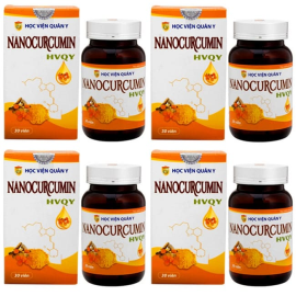 Liệu trình 4 hộp Nano Curcumin HVQY