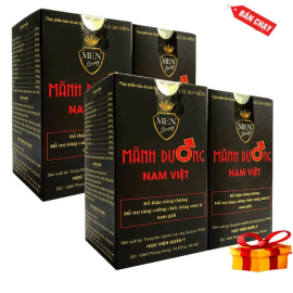 Liệu trình 4 hộp mãnh dương nam việt + Tặng 2h Bổ gan