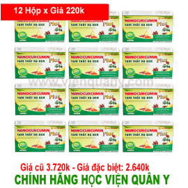 12h Nano Curcumin TTXD Plus + Tặng 3h trà TTXD